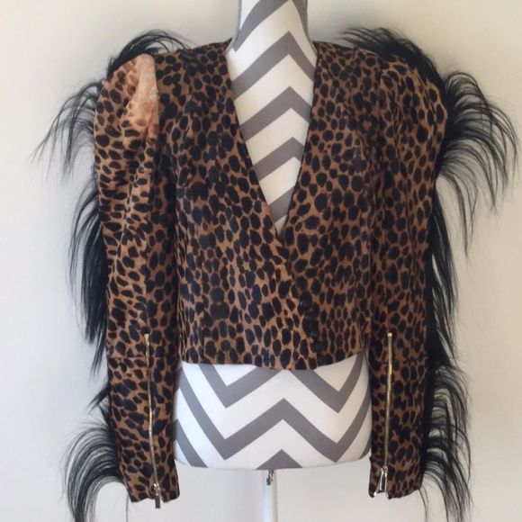 RONALD VAN DER KEMP ocelot leopard print jack - Picture 4 of 10